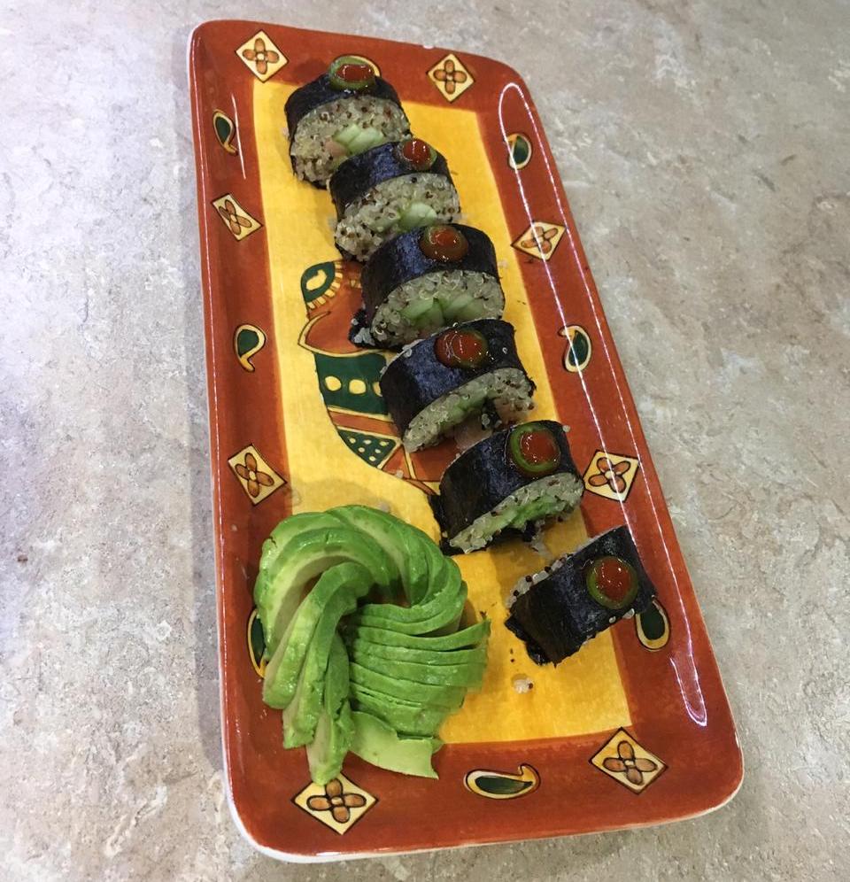 Sushi de quinoa